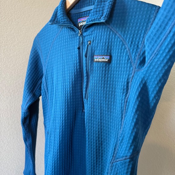 Patagonia R1 Pullover Fleece Jacket Lightweight Quarter Zip Blue Women's… - Picture 5 of 11